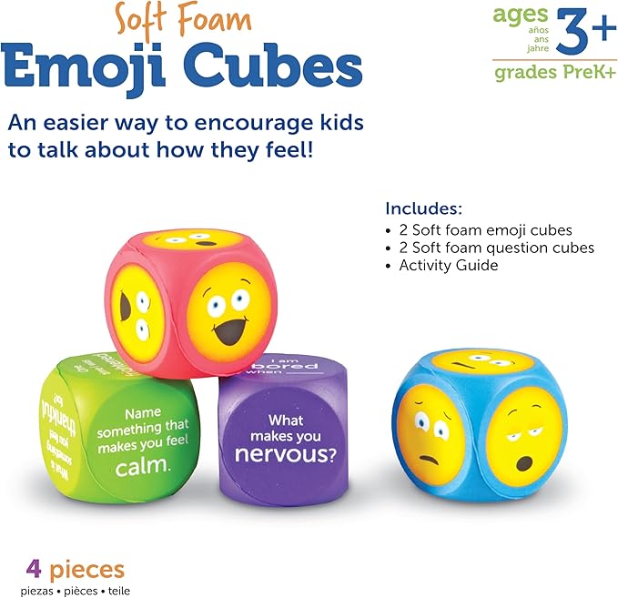 Soft Foam Emoji Cubes