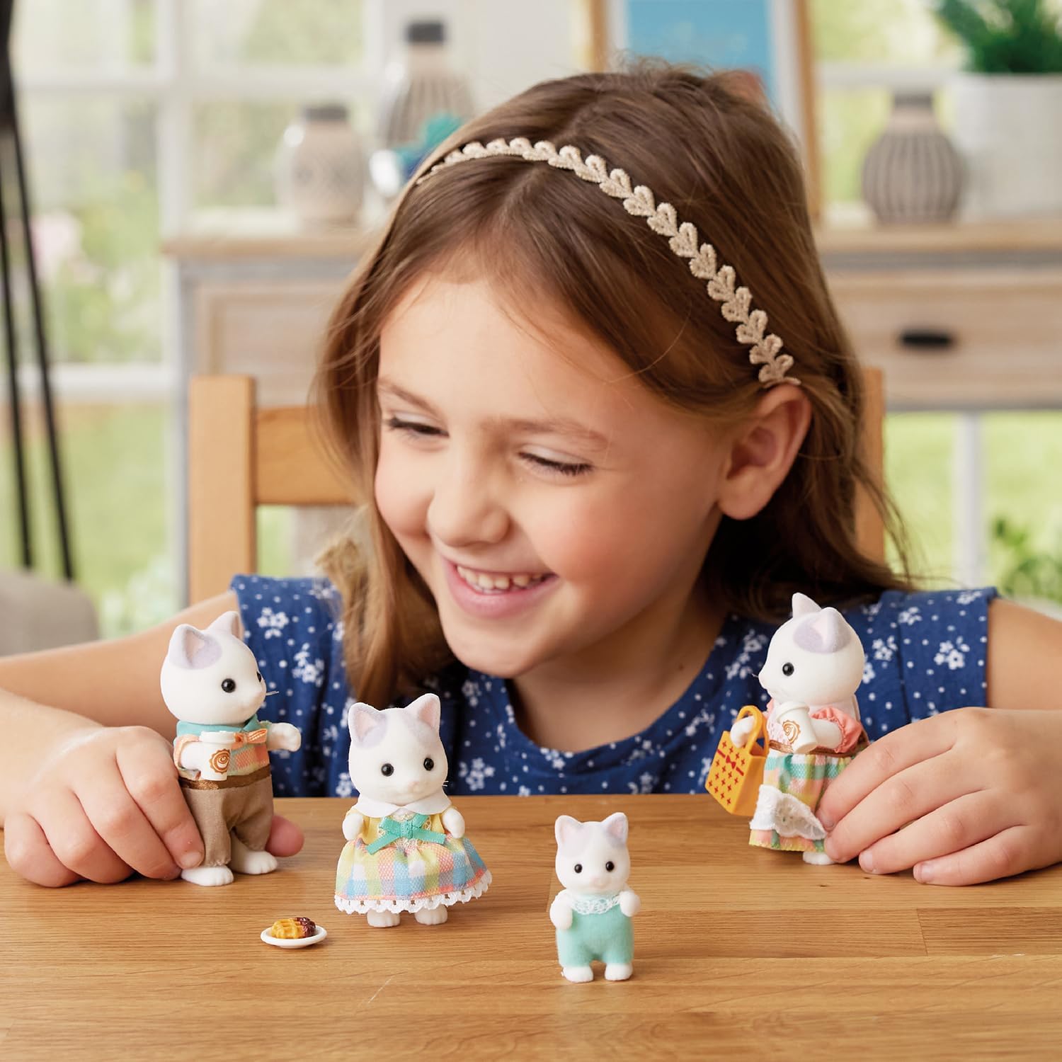 Calico Critters Latte Cat Family