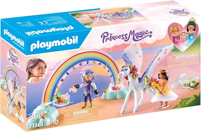 Playmobil Pegasus with Rainbow in The Clouds