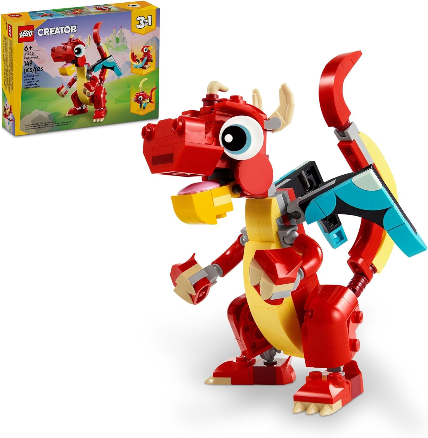 LEGO Creator 3 in 1 Red Dragon