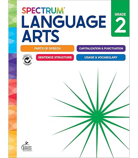 Spectrum Language Arts Workbook Grade 2 Paperback