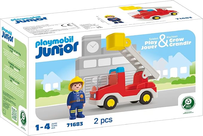 Playmobil Junior Ladder Unit Fire Truck