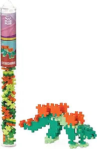 PLUS PLUS Stegosaurus 70 Piece Mini Maker Tube