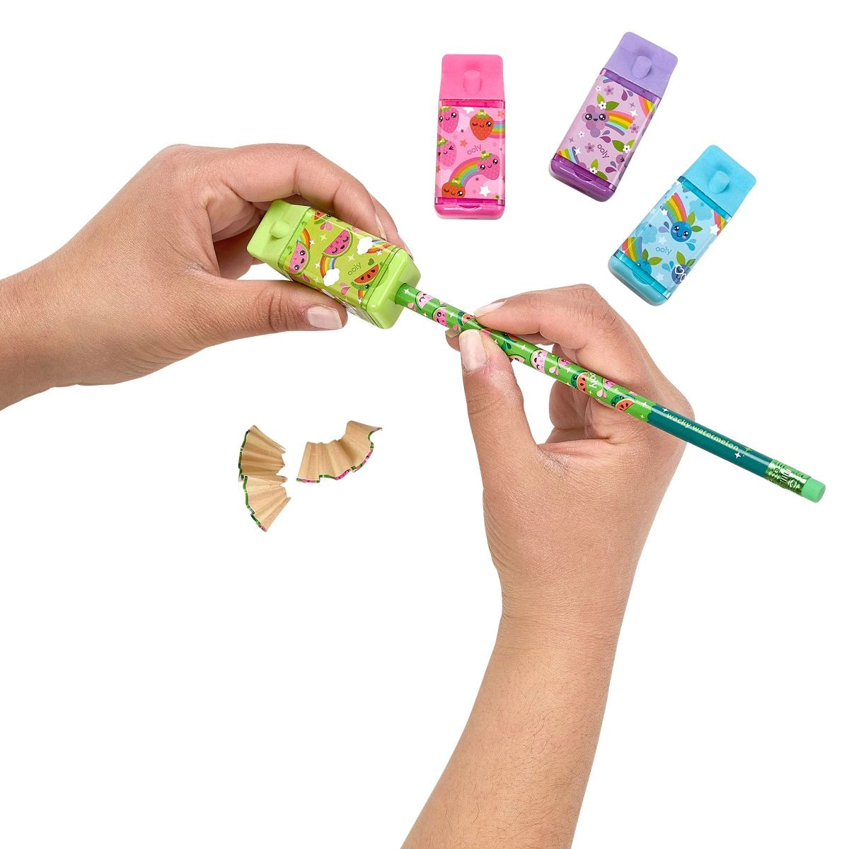 Lil' Juicy Box Scented Erasers + Sharpeners