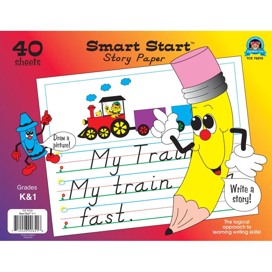 Smart Start K-1 Story Paper: 40 Sheet Tablet