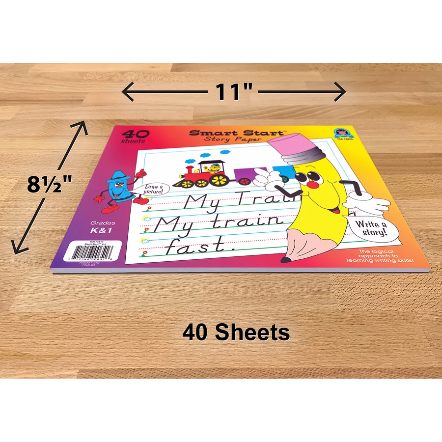 Smart Start K-1 Story Paper: 40 Sheet Tablet