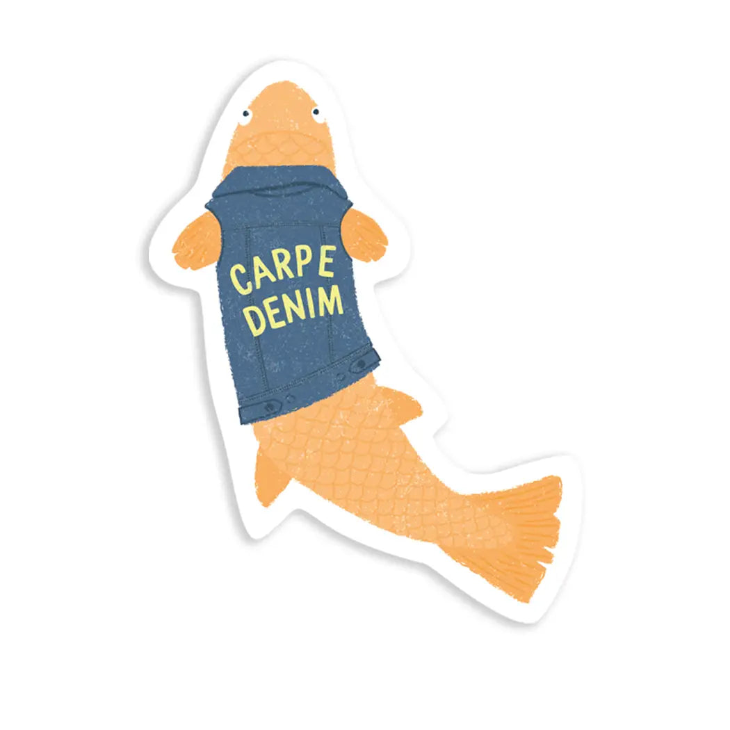 Carpe Denim Sticker