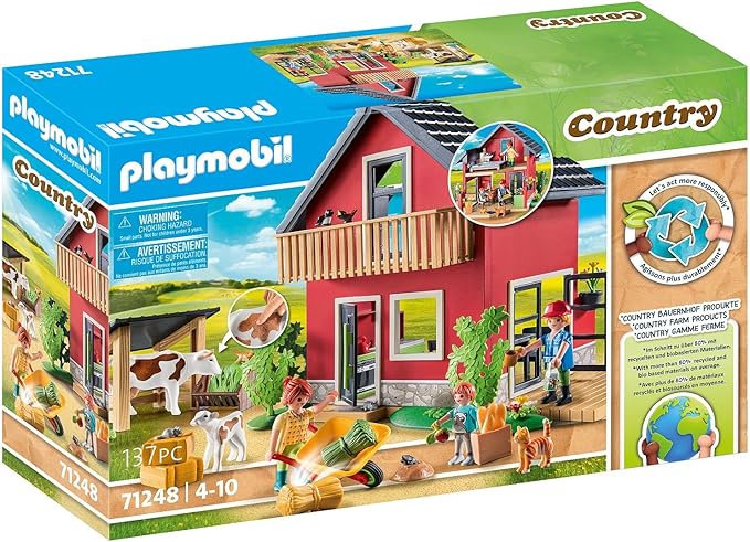 Playmobil Farmhouse with Outdoor Area