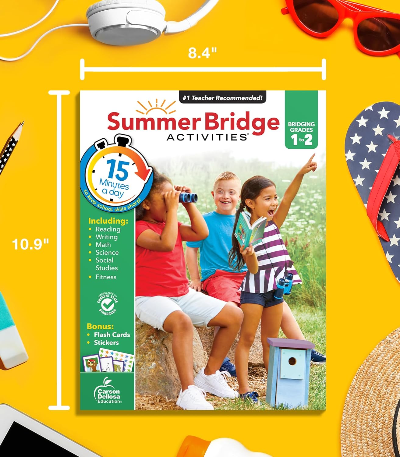 Summer Bridge Activities Workbook Grade 1-2 Paperback