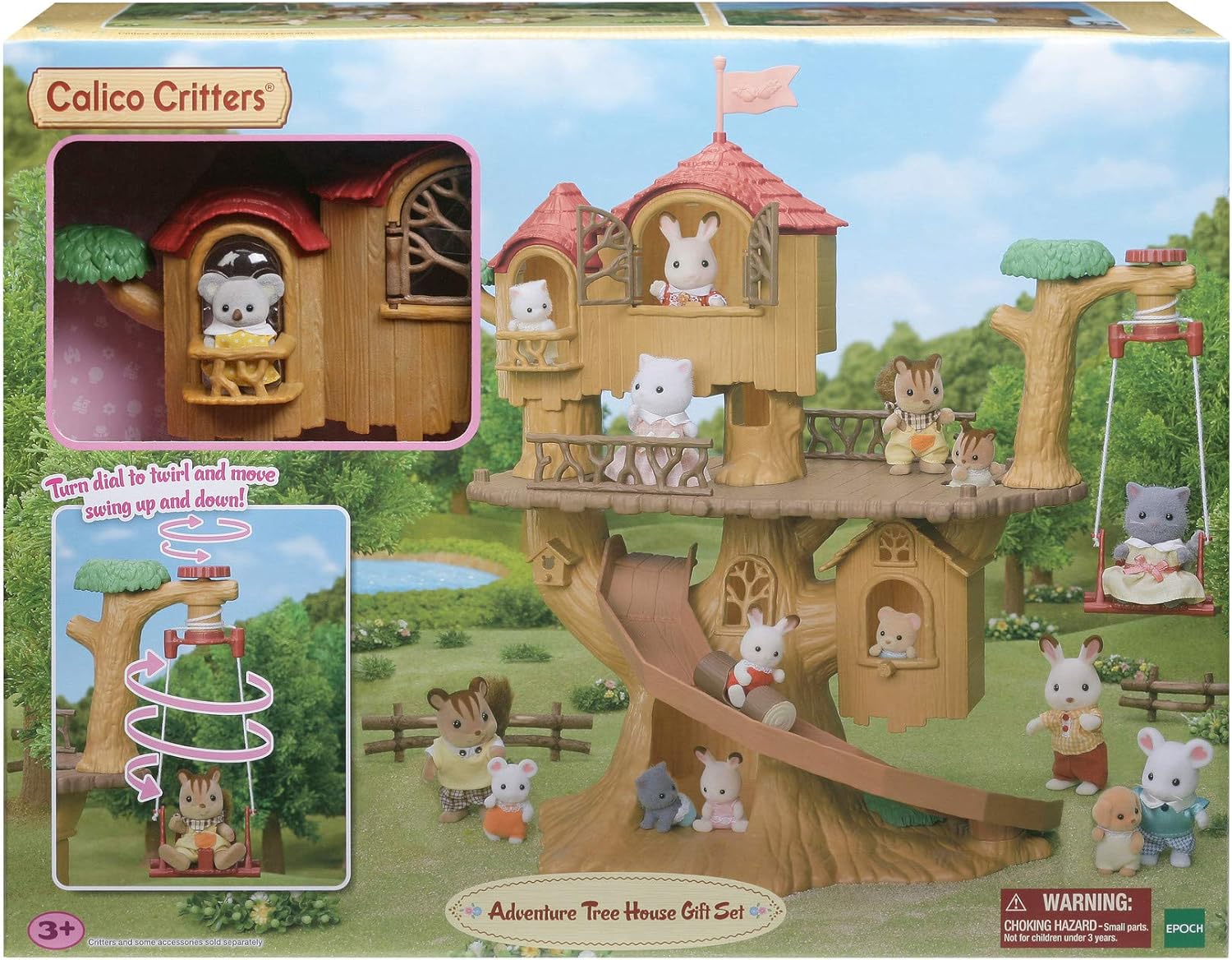 Calico Critters Adventure Treehouse Gift Set