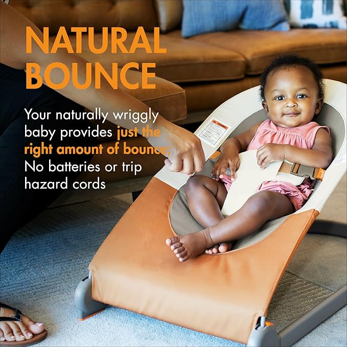 Slant Baby Bouncer - Brown