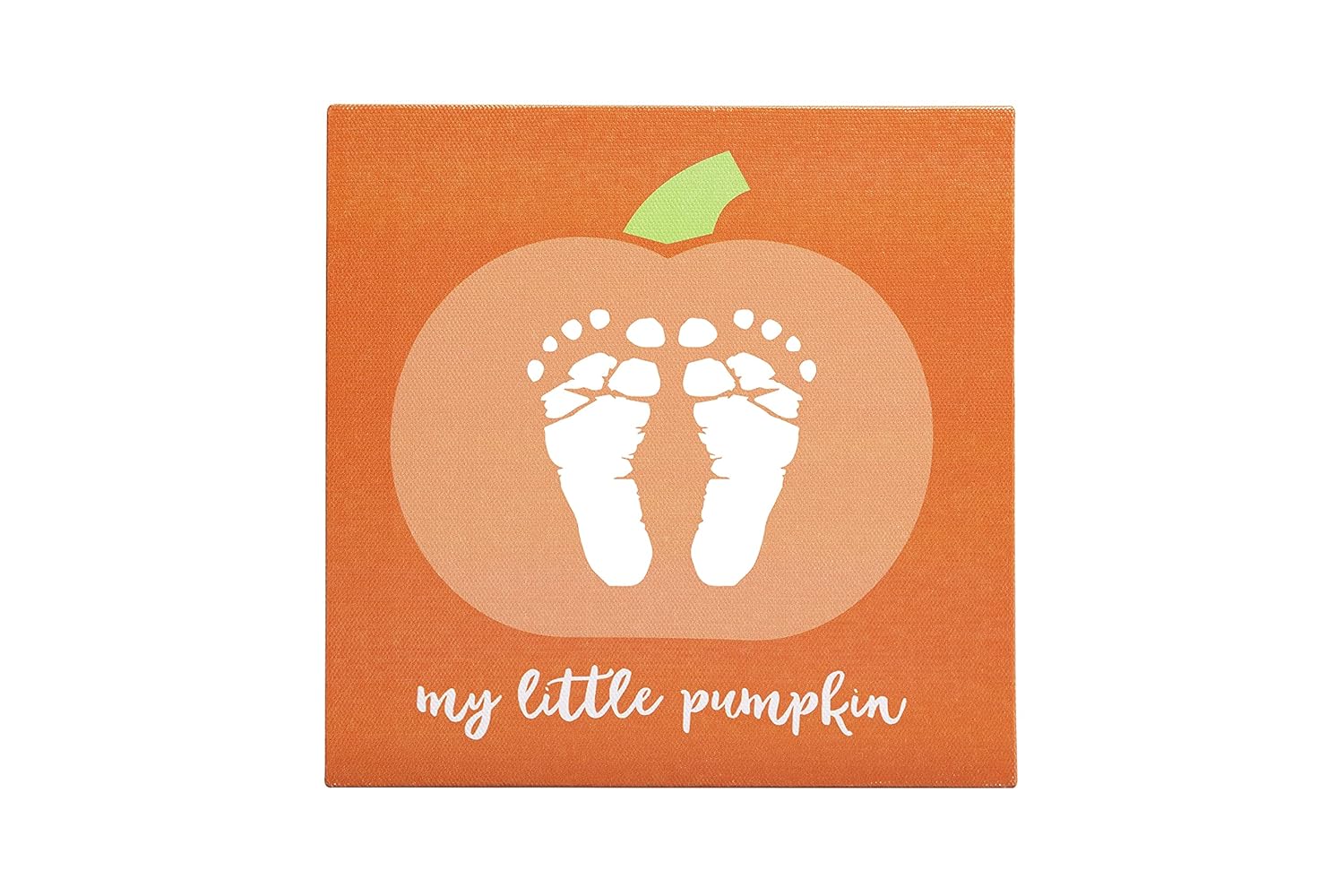 My Little Pumpkin Canvas, DIY Baby Footprint Keepsake