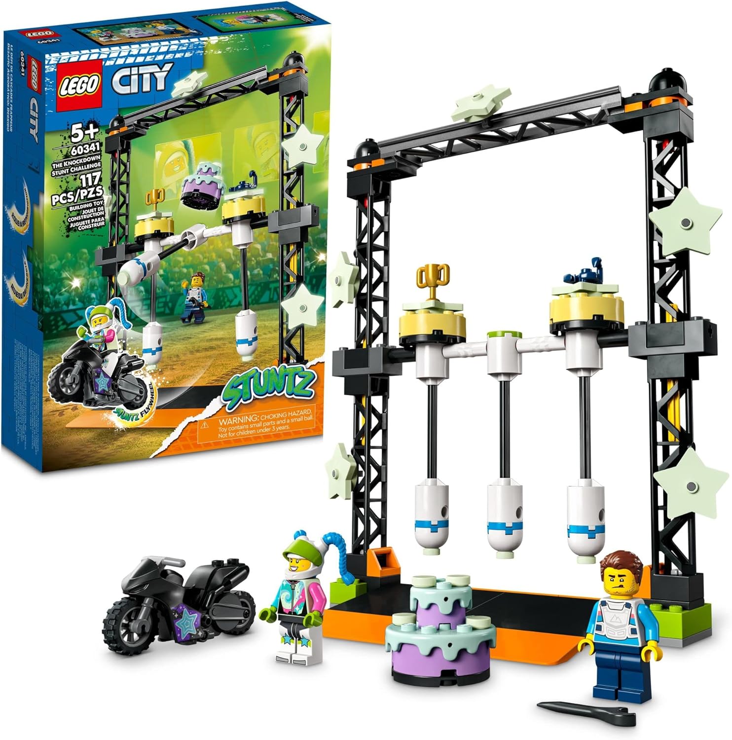 LEGO City Stuntz The Knockdown Stunt Challenge