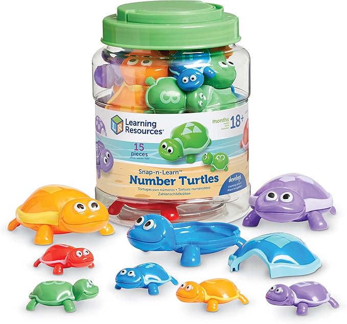 Shape N Learn Number Turtles Set