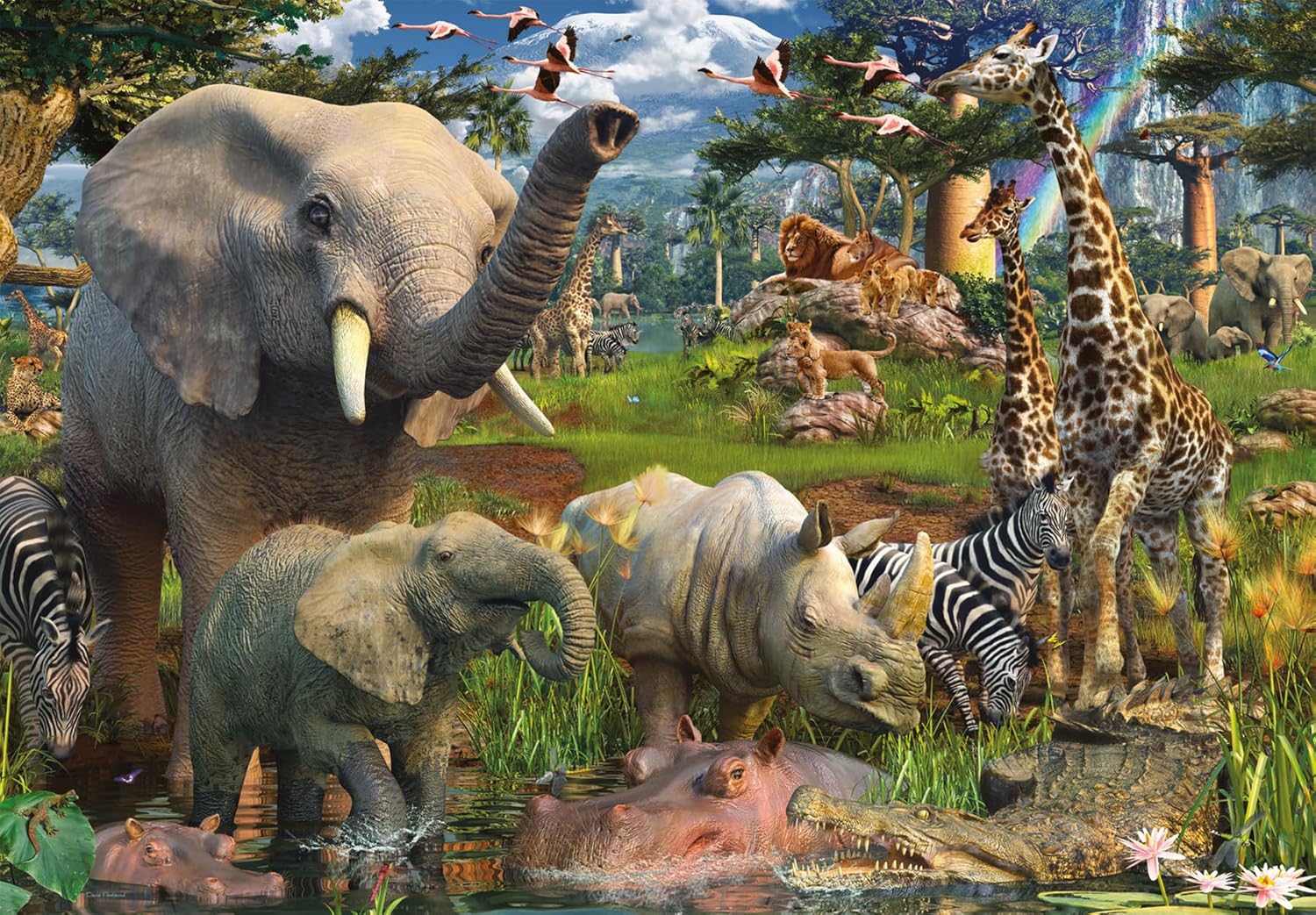 Ravensburger At the Waterhole 18,000 Piece Puzzle