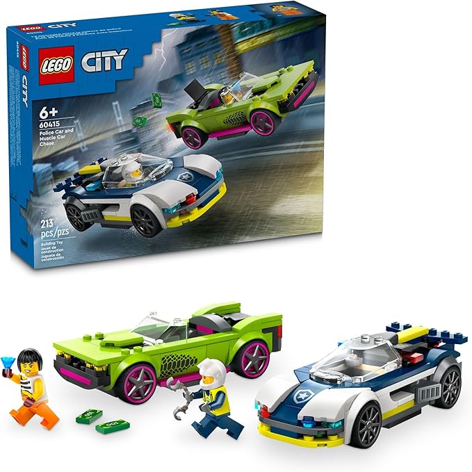 LEGO City Police Car and Muscle Car Chase