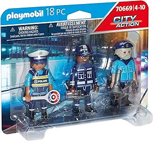 Playmobil Police Figure Set