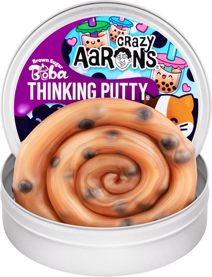 Crazy Aaron's Thinking Putty - Brown Sugar Boba