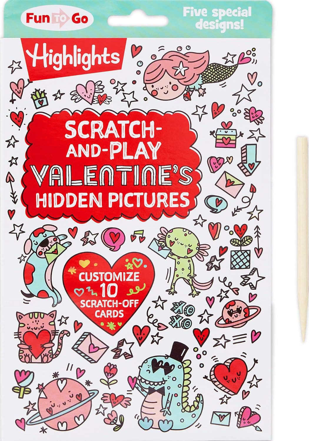 Highlights Scratch and Play Valentine's Hidden Pictures