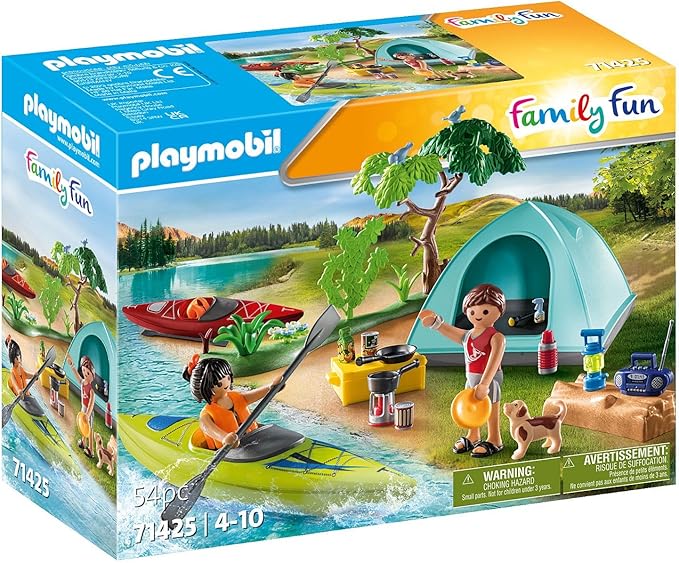 Playmobil Family Fun Camping with Campfire