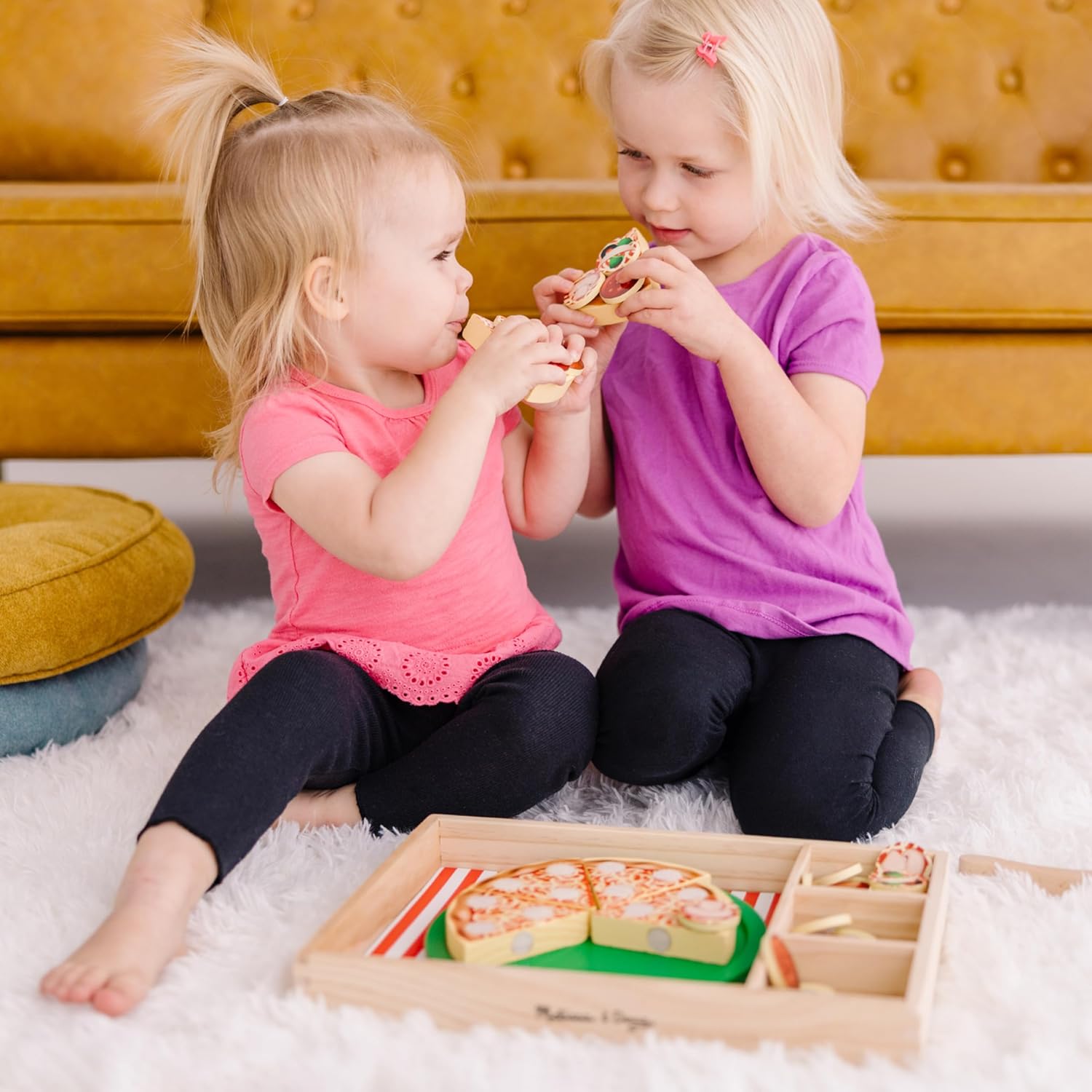 Melissa & Doug Pizza Party - Wooden Play Food