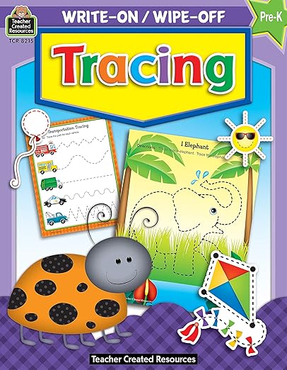 Tracing Write-On-Wipe-Off Book Pre-K