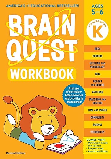 Brain Quest Workbook: Kindergarten Revised Ed.