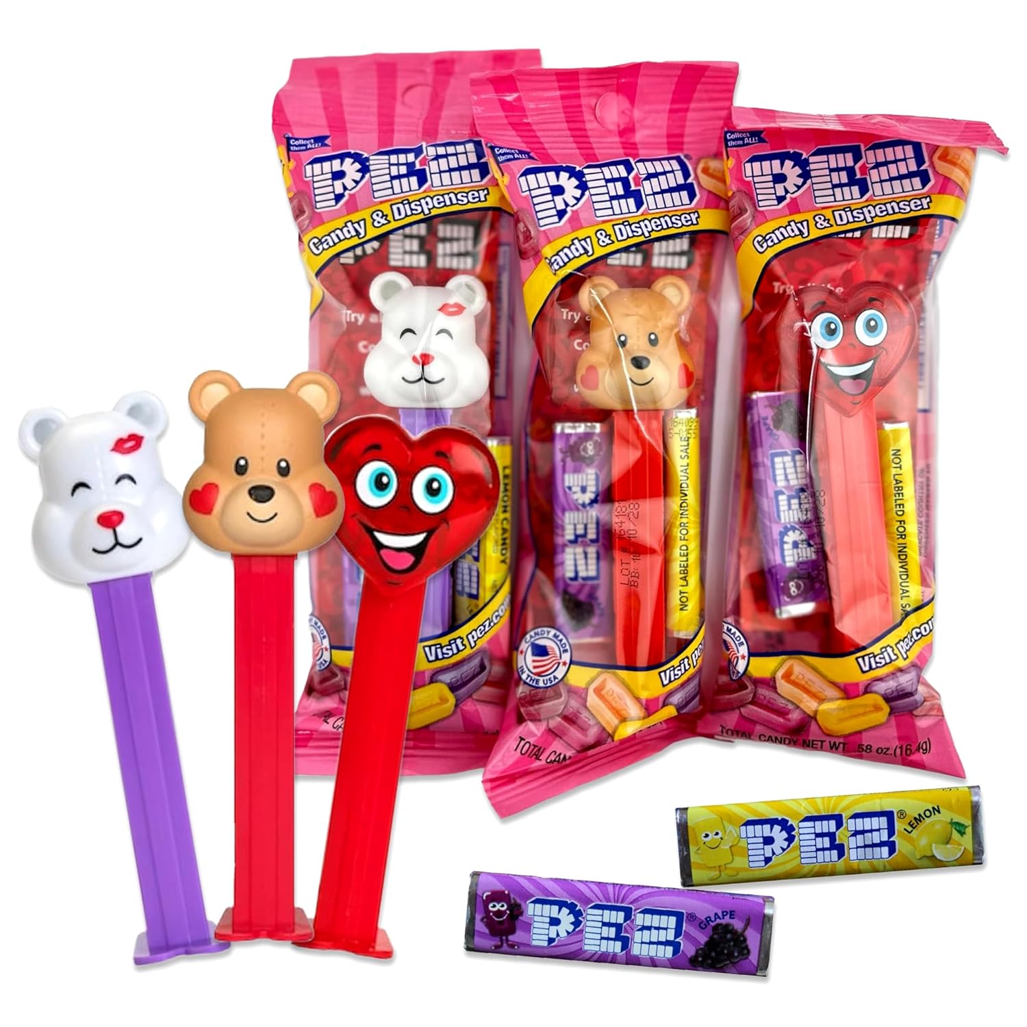 Valentine's Day Pez Poly Bag