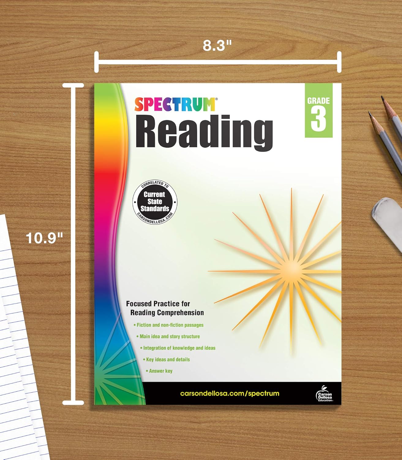 Spectrum Reading Workbook Grade 3 Paperback