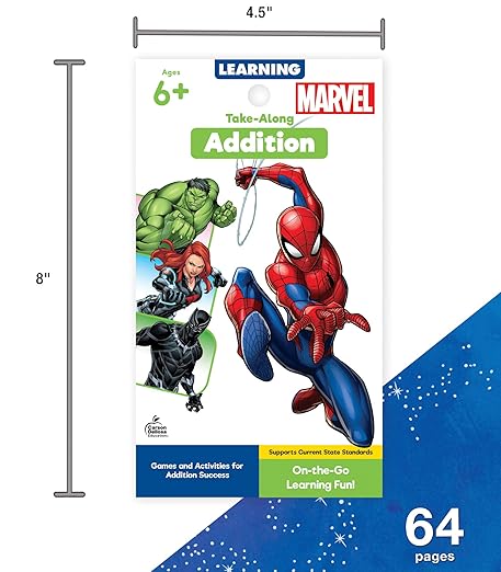 My Take-Along Tablet: Marvel Addition Activity Pad Grade 1-3