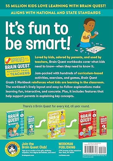 Brain Quest Workbook: 5th Grade Revised Ed.