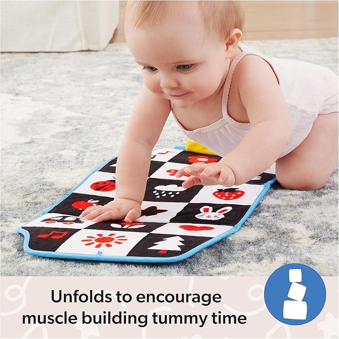 Ms. Rachel Tummy Time Activity Bus Folding Play Mat