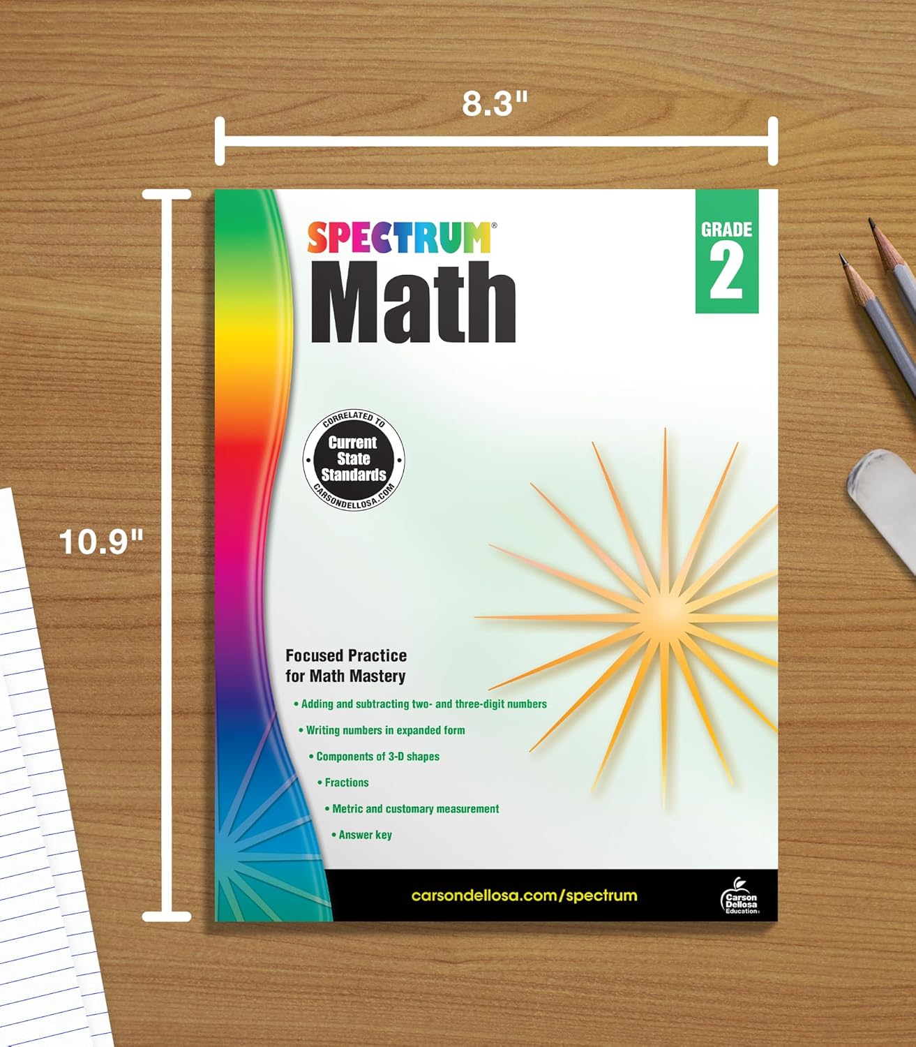 Spectrum Math Workbook Grade 2 Paperback