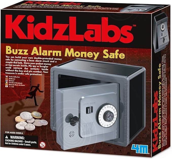 KidzLabs Buzz Alarm Money Safe