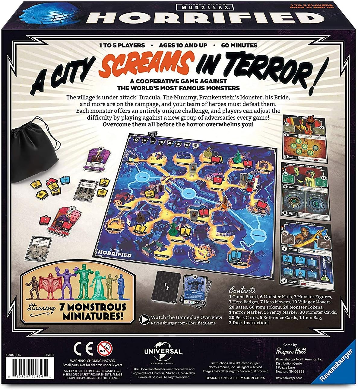 Ravensburger Horrified: Universal Monsters Strategy Board Game