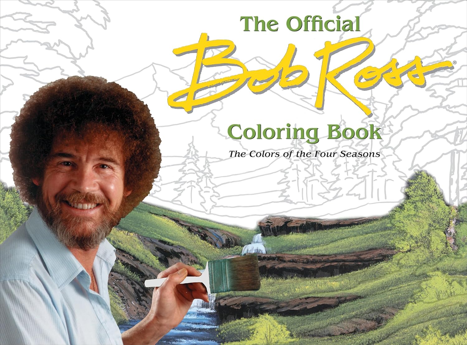 The Official Bob Ross Coloring Book