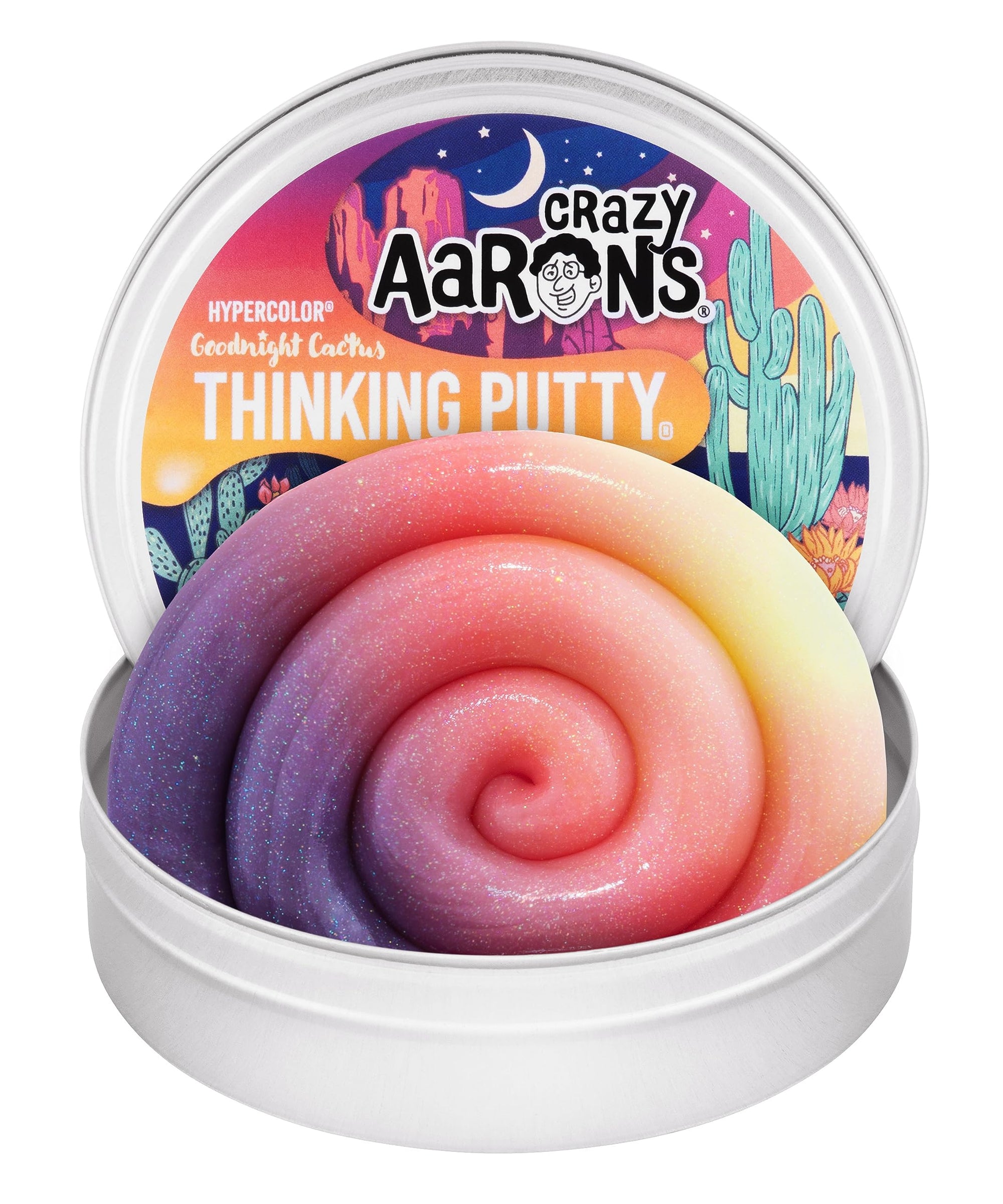 Crazy Aaron's Thinking Putty - Goodnight Cactus