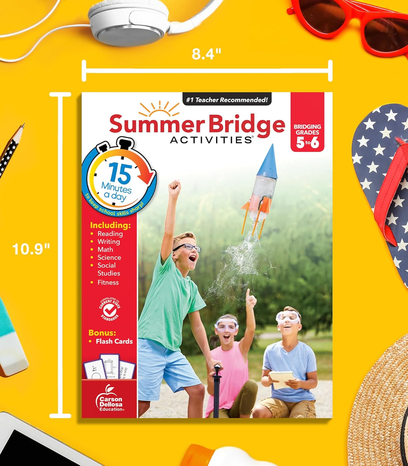 Summer Bridge Activities Workbook Grade 5-6 Paperback