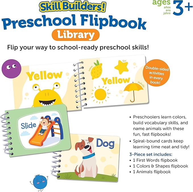 Skill Builders Toddler Flipbook Library