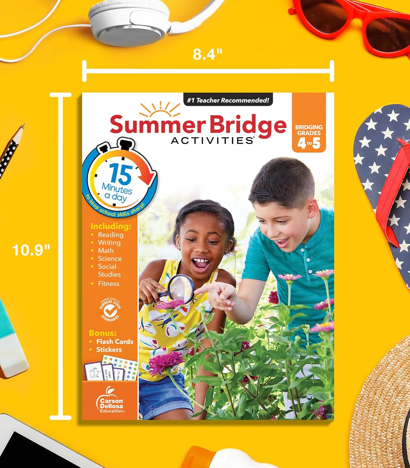 Summer Bridge Activities Workbook Grade 4-5 Paperback