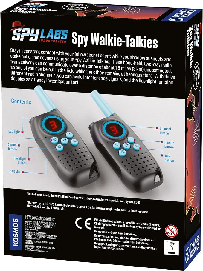 Spy Labs Spy Walkie-Talkies