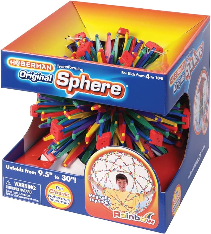 Rainbow Hoberman Sphere