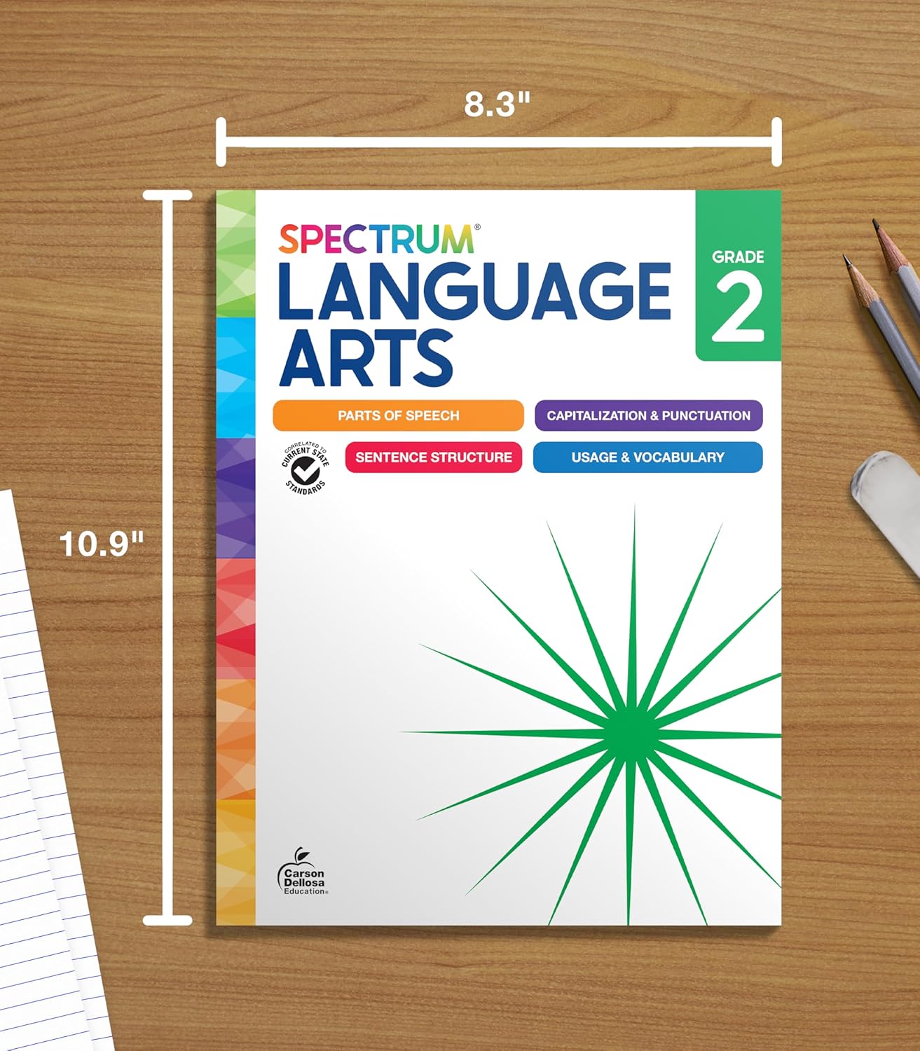 Spectrum Language Arts Workbook Grade 2 Paperback