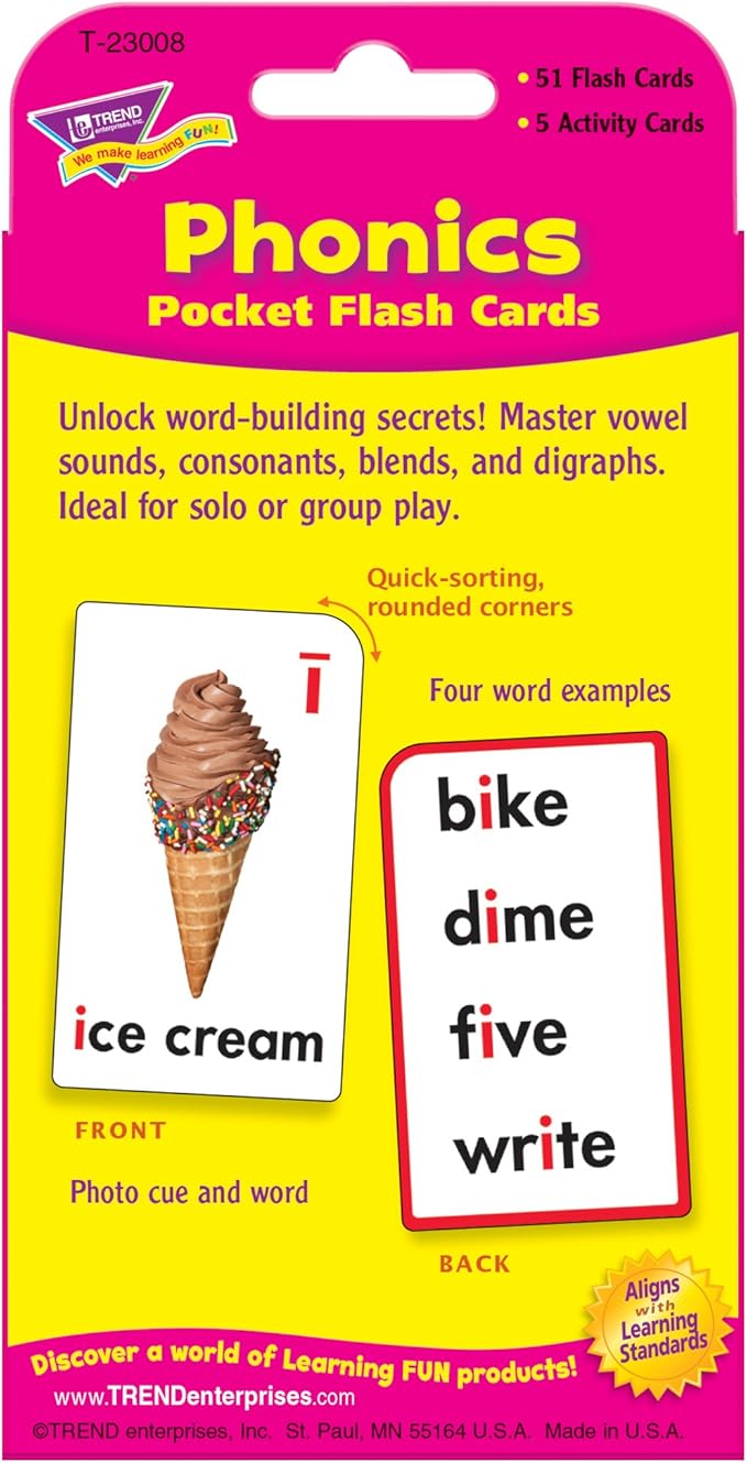 Phonics Pocket Flashcards