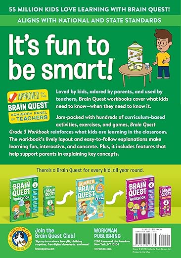 Brain Quest Workbook: 3rd Grade Revised Ed.