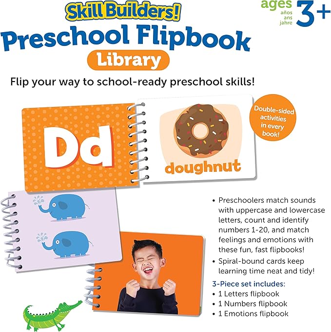 Skill Builders Preschool Flipbook Library