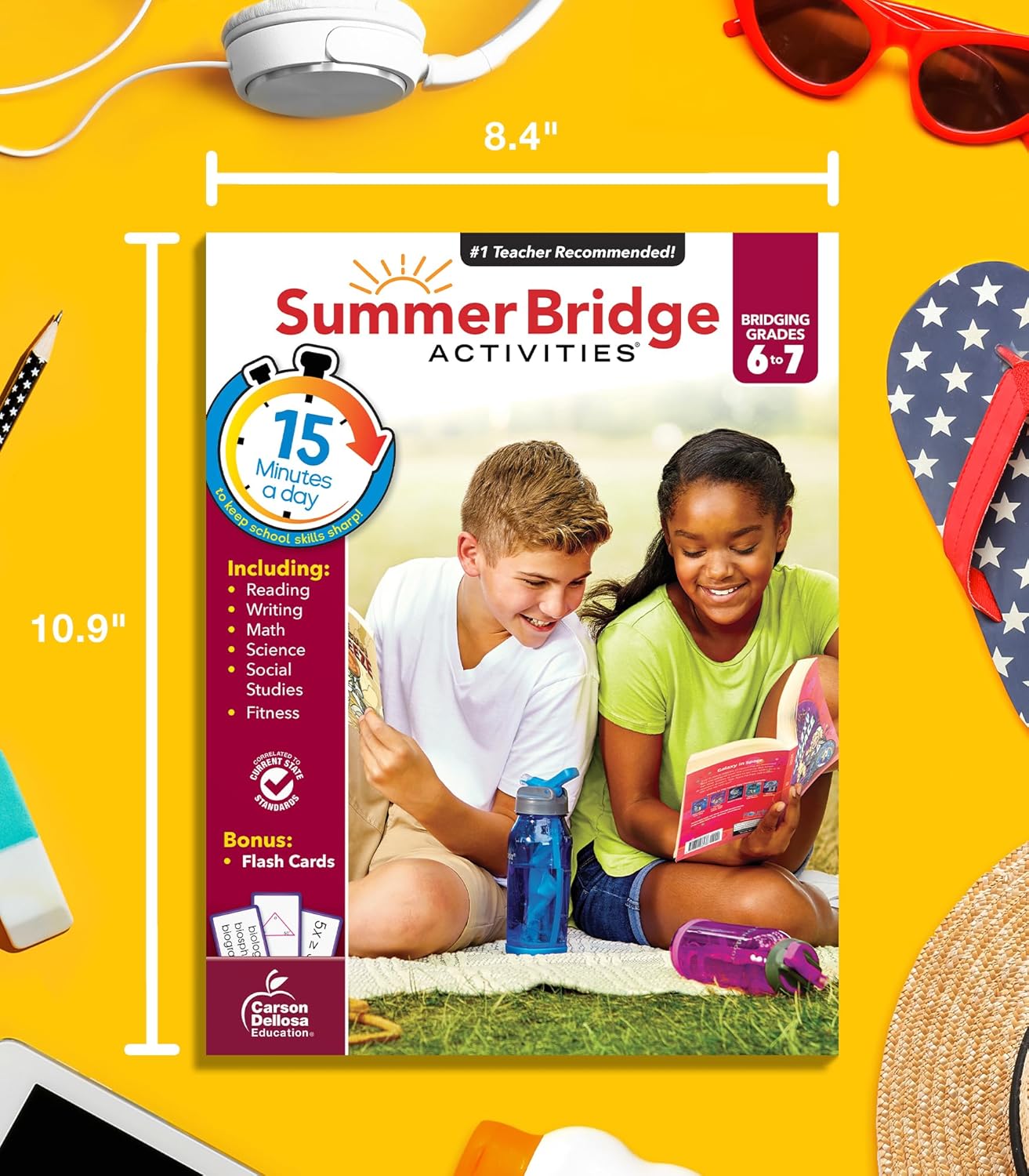 Summer Bridge Activities Workbook Grade 6-7 Paperback