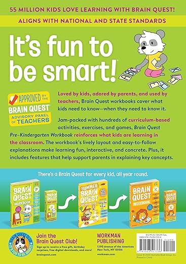 Brain Quest Workbook: Pre-K Revised Ed.