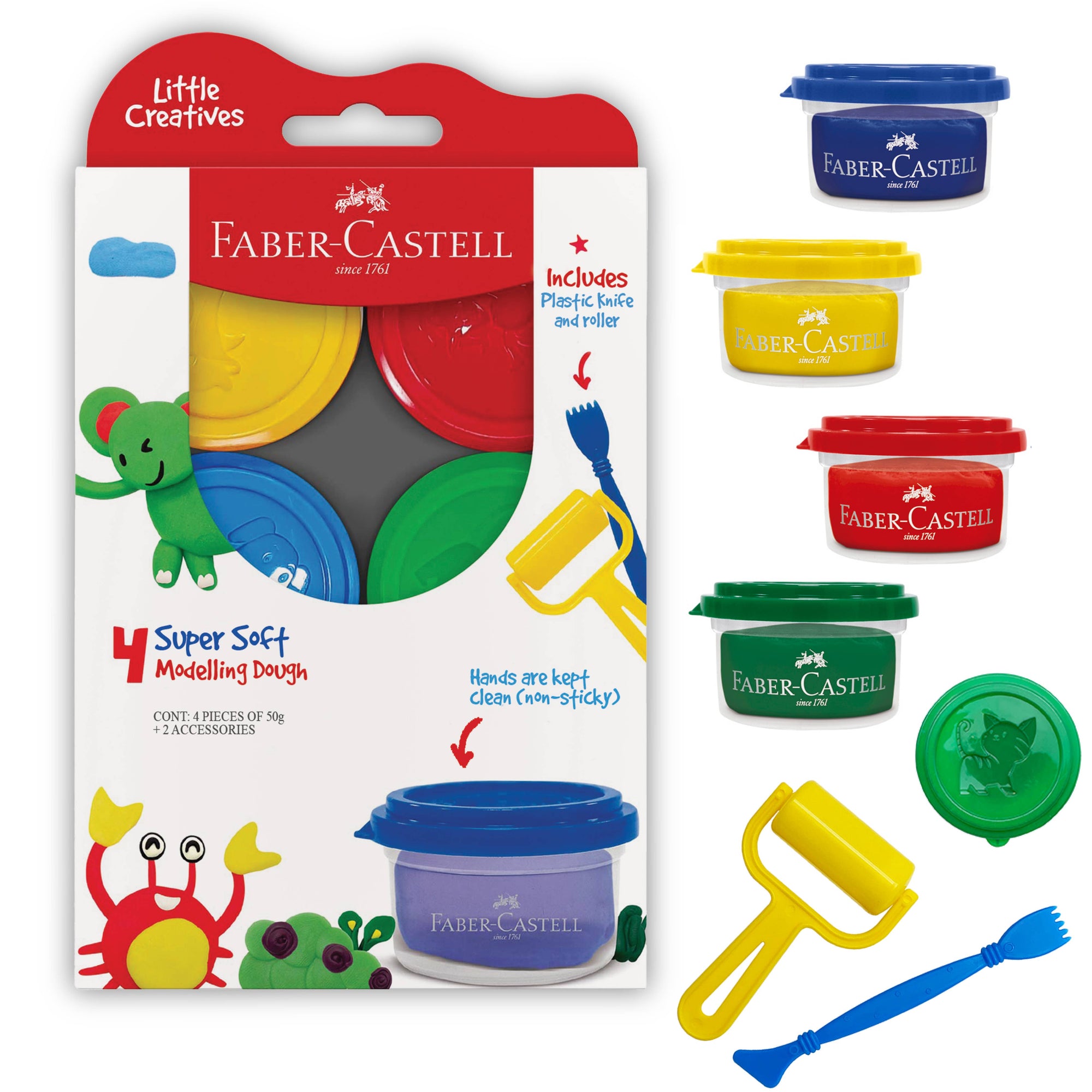 Little Creatives SuperSoft Modeling Dough 4Ct