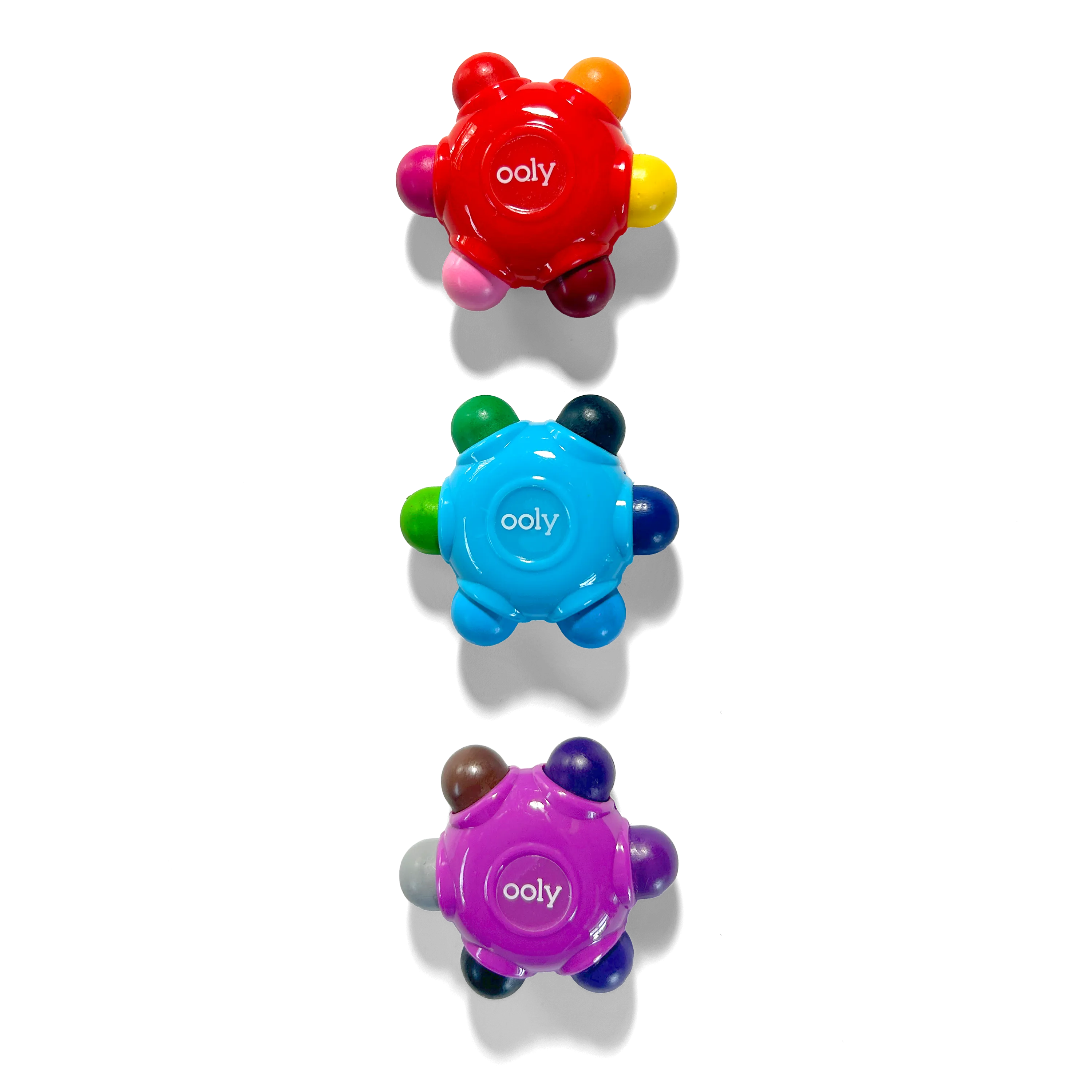 Color Burst Easy Grip Crayons Set of 3 - 18 Classic Colors